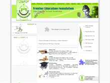 Tablet Screenshot of fef.edu.pk