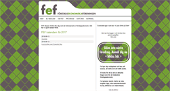 Desktop Screenshot of fef.se
