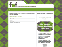 Tablet Screenshot of fef.se